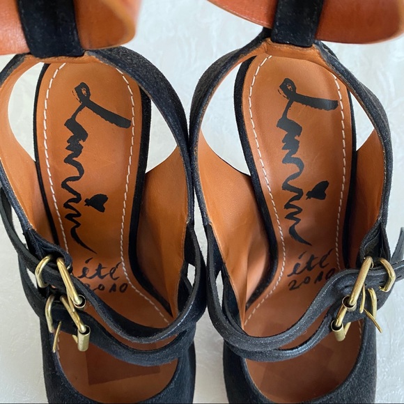 Lanvin buckle ankle strap sandals - Picture 6 of 7